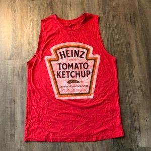 Heinz tomato ketchup muscle shirt